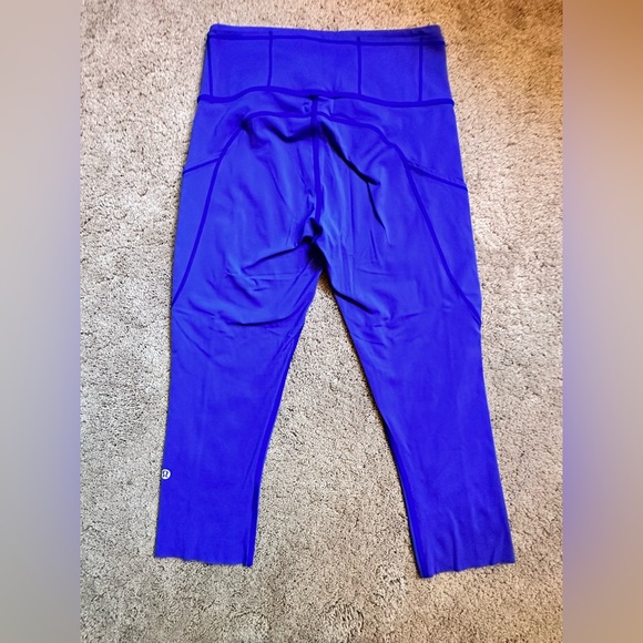 Lululemon Fast & Free Crop II *Nulux 19" *Rare* - Picture 6 of 10